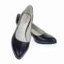 Oferta marimea 36 Pantofi dama eleganti din piele naturala cu toc mozaic de 5 cm, Negru - NA100ARMNP